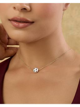 Indinoor - White Solene Everyday Pendant Necklace