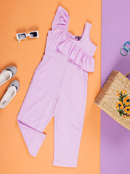 Purple United Kids - Girls Lavender Jumpsuit