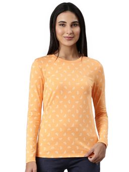 Enamor - Slip On Full Sleeve Crew Neck Lounge Tshirt For Women - E257