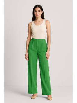 Cider - High Waist Pleated Wide Leg Pants (XXS)