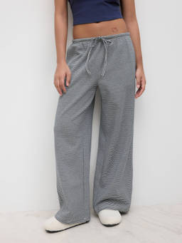 Cider - Striped Low Rise Pull-On Pant
