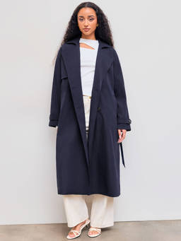 Cider - Belted Trench Coat