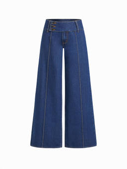 Cider - Denim Low Rise Baggy Jeans