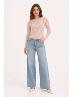 Cider - Lace Long Sleeve Top Curve & Plus