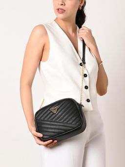 Lavie Signature - Black Dallas Womens Box Sling Bag (S)