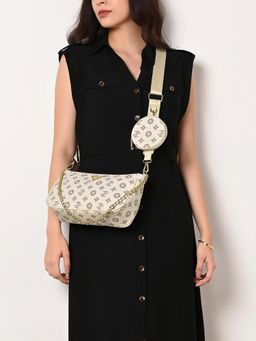 Lavie Signature - Off White Womens Florida Sling Bag (S)