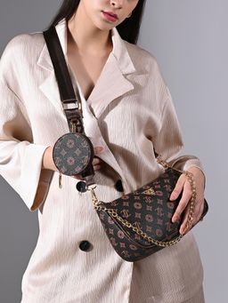 Lavie Signature - Women's Elgin Flap Medium Satchel Handbag (S)