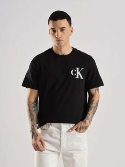Calvin Klein - Black Logo Cotton T-Shirt