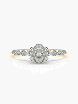 Valanova - Hallmarked 14K Gold Certified Lab Grown Diamond Ring