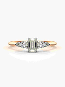 Valanova - Hallmarked 18K Rose Gold Certified Lab Grown Diamond Ring