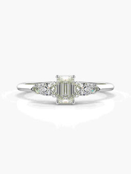 Valanova - Hallmarked 14K White Gold Certified Lab Grown Diamond Ring