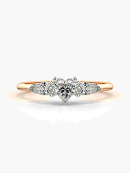 Valanova - Hallmarked 18K Rose Gold Certified Lab Grown Diamond Ring