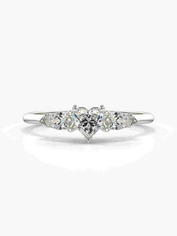Valanova - Hallmarked 18K White Gold Certified Lab Grown Diamond Ring