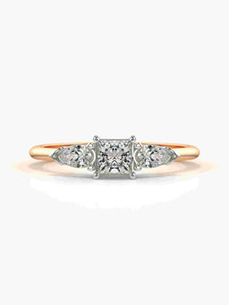 Valanova - Hallmarked 18K Rose Gold Certified Lab Grown Diamond Ring
