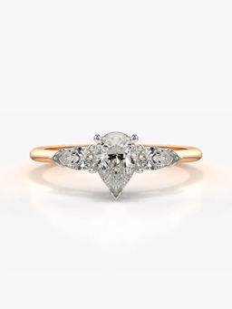 Valanova - Hallmarked 18K Rose Gold Certified Lab Grown Diamond Ring