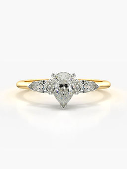 Valanova - Hallmarked 14K Gold Certified Lab Grown Diamond Ring