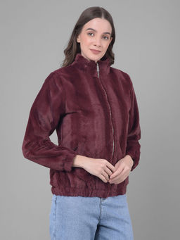 CRIMSOUNE CLUB - Womens Wine Puffer Jacket