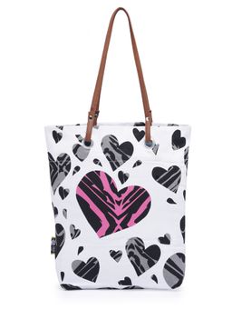 Kanvas Katha - White Printed Tote Bag