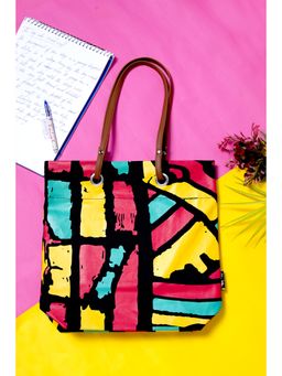 Kanvas Katha - Multi-Colour Printed Tote Bag