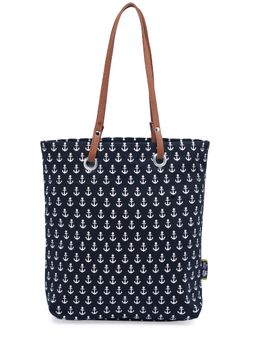 Kanvas Katha - Black Printed Tote Bag
