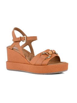 Vanilla Moon - Women Tan Wedges