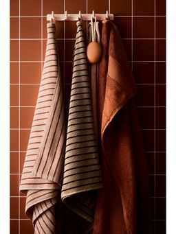 H&M - Multi-Color Striped bath towel