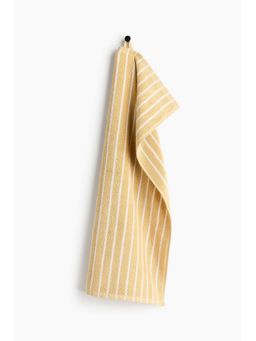 H&M - Yellow Striped hand towel