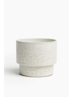 H&M - White Terracotta plant pot