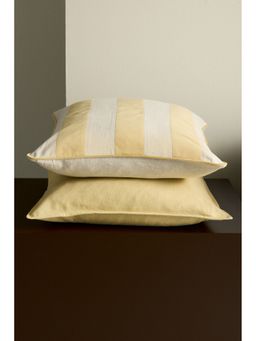 H&M - Yellow Linen-blend cushion cover