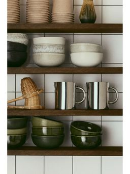 H&M - Grey 4-pack stoneware bowls