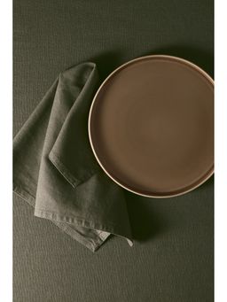 H&M - Brown 2-pack stoneware dinner plates