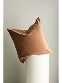 H&M - Beige Cotton velvet cushion cover