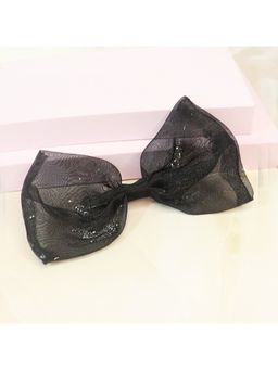 Soho Boho Studio - Black Glitter Hairbow