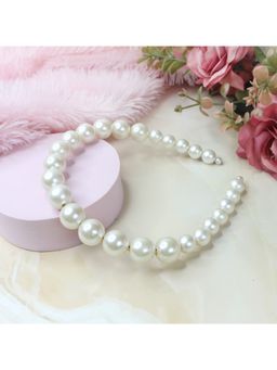 Soho Boho Studio - White Big Pearl Hairband