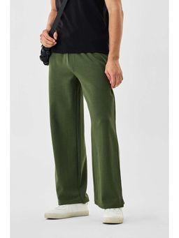 Snitch - Olive Solid Relaxed Trouser