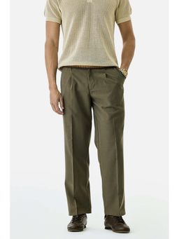 Snitch - Olive Solid Relaxed Trouser
