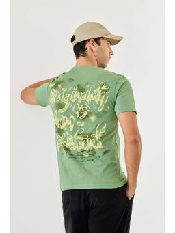 Snitch - Green Graphic Regular T-Shirt