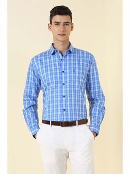 Allen Solly - Blue Checks Slim Shirt