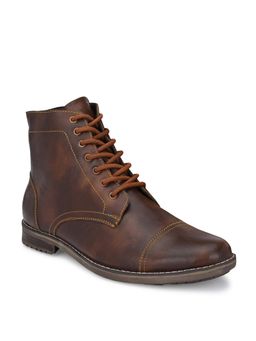 EL PASO - Men's Brown Pro Guard Ankle Casual Boots