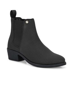 EL PASO - Premium Black Women Chelsea Durable Boots