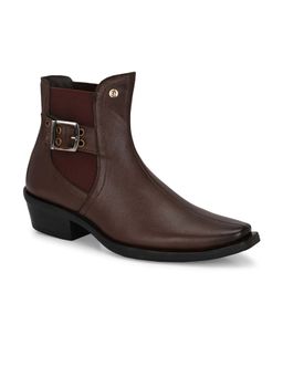 EL PASO - Brown Stylish Comfortable Casual Chelsea Boots for Women