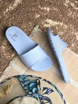 EL PASO - Women Sky Blue Comfortable Eva Casual Slip On Sliders