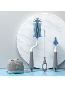 R for Rabbit - Hygo Care Teddy Bottle Cleaning Accessories Grey Blue BCHCGB01