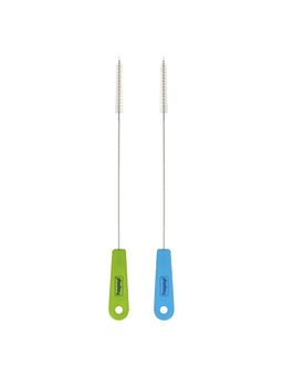 Hopop - Easy Straw Cleaning Brush Pack of 2 Blue & Green