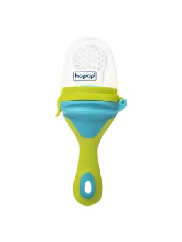 Hopop - Silicone Baby Food & Fruit Nibbler BPA-Free Mesh Feeder Green