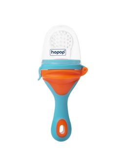 Hopop - Silicone Baby Food & Fruit Nibbler BPA-Free Mesh Feeder Orange