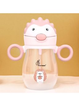 R for Rabbit - Spikey Straw Sipper Peach Pink SSSPP01