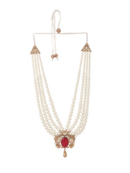 Cosa Nostraa - Peacock White Red Mala