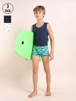 U.S. POLO ASSN. - Printed Multi-Color Cotton Trunks (Pack of 3)