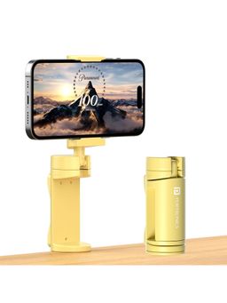 Portronics - Mobot Clip 360 Degree Mobile Phone Holder for Smartphones (Yellow)